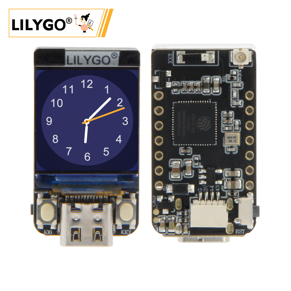 Lolin S3 - LILYGO T-QT Pro ESP32-S3 GC9A01 0.85-inch