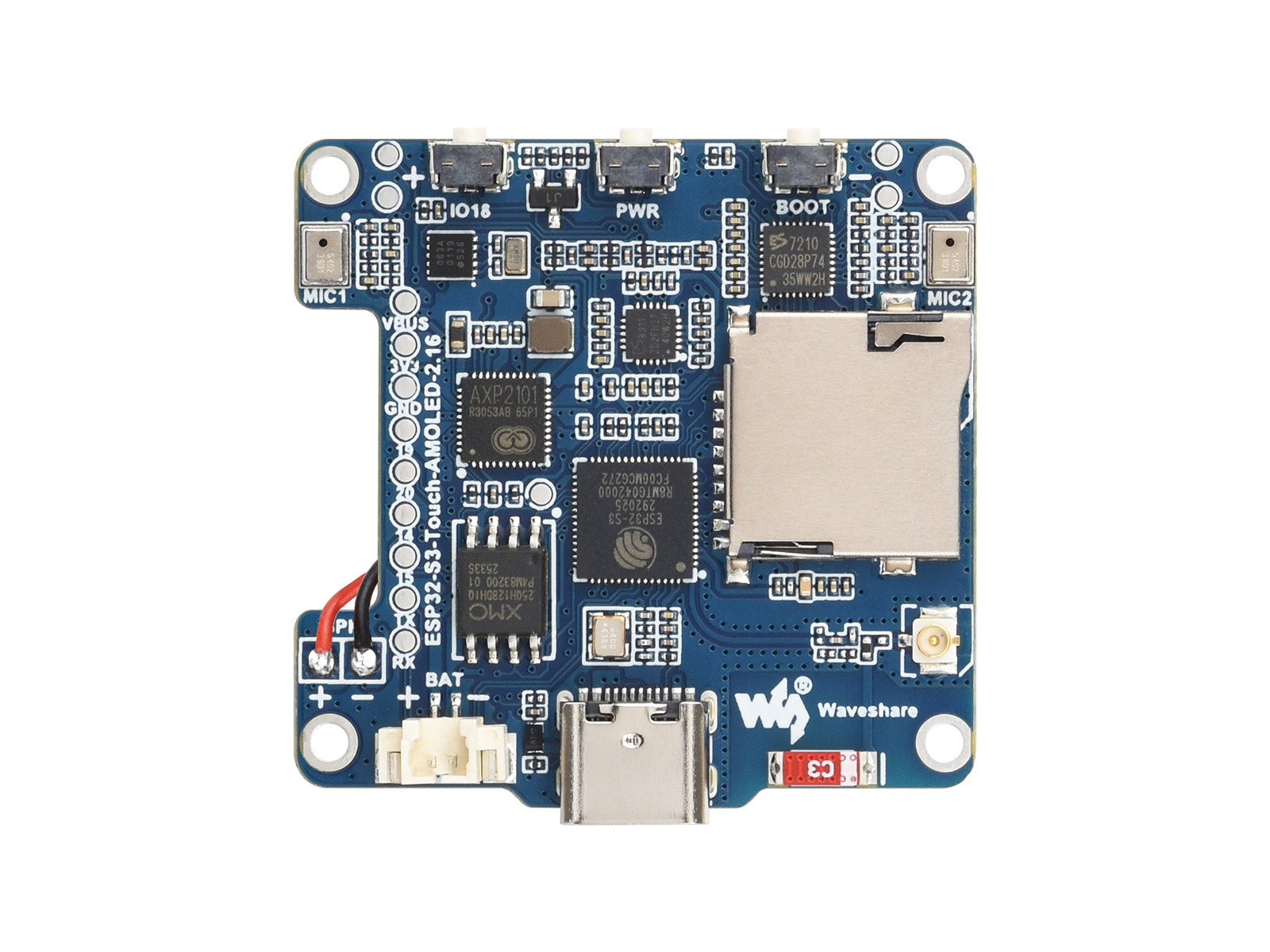 Waveshare ESP32-S3 2.16inch AM - Lolin S3 recension och pris