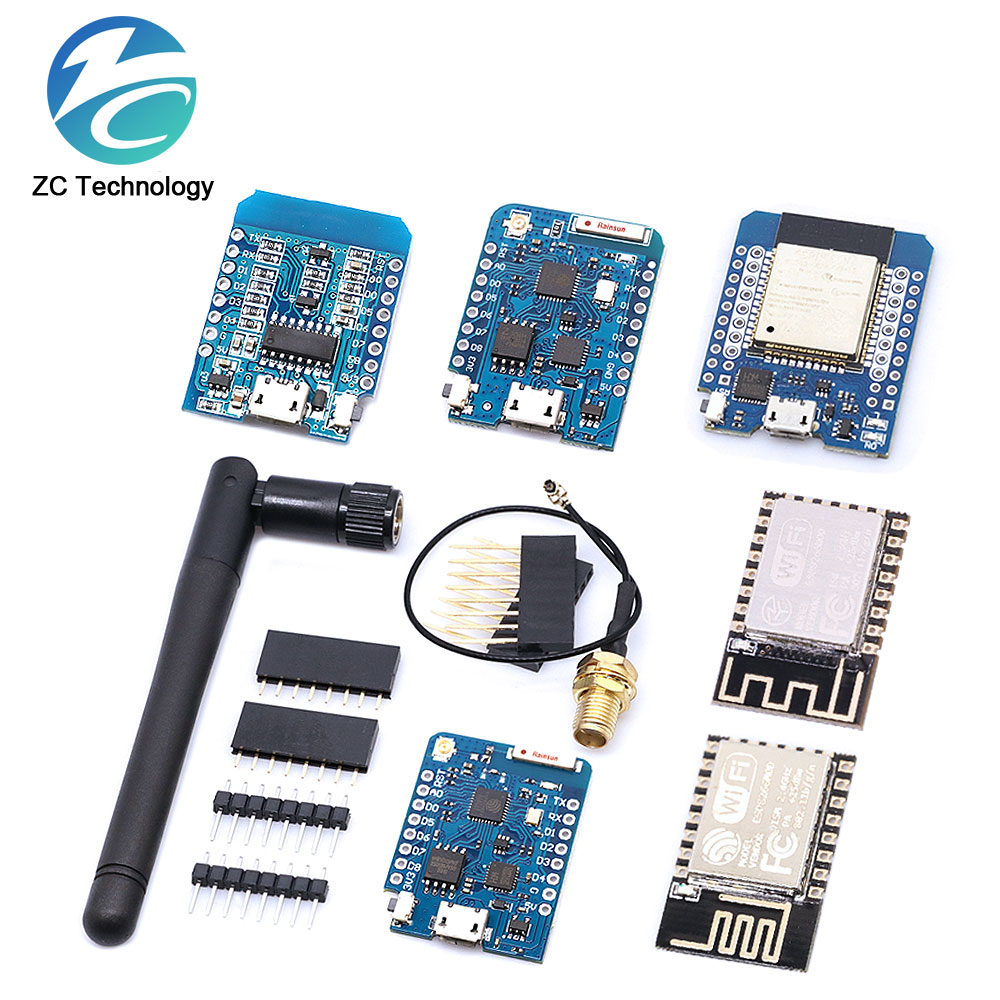 ESP8266 ESP-12 ESP-12F ESP32 C - Wemos D1 Mini recension och pris