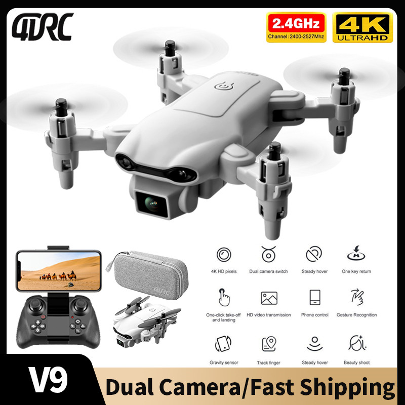 4DRC 2023 New V9 Mini Drone 4k - D1 Mini Pro recension och pris