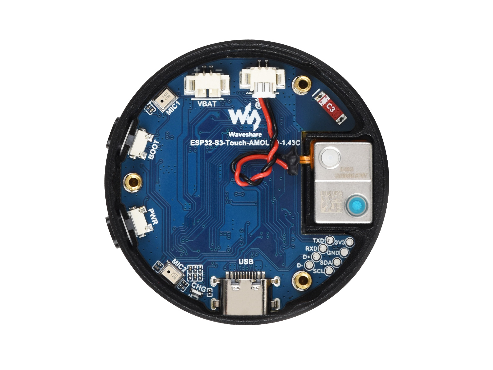 WaveshareESP32-S3 1.43inch AMO - Waveshare Esp32 recension och pris