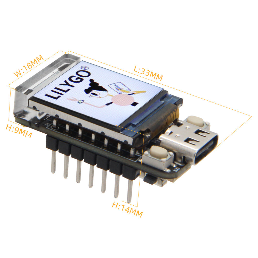 LILYGO T-QT Pro ESP32-S3 GC9A0 - Lolin S3 recension och pris