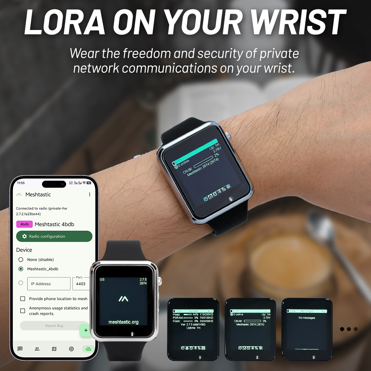 LILYGO T Watch S3 Lora Meshtas - Ttgo T Watch recension och pris